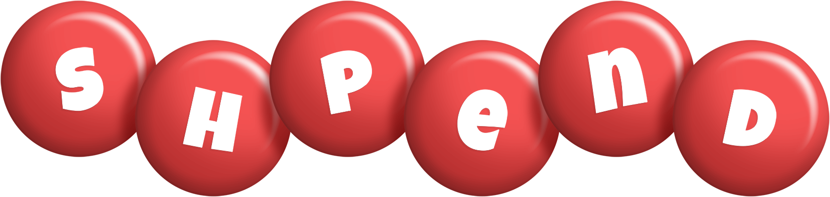 Shpend candy-red logo