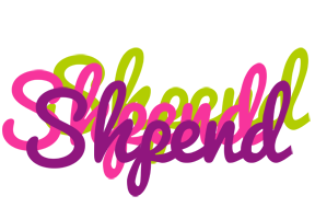 Shpend flowers logo