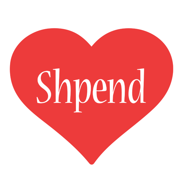 Shpend love logo