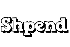 Shpend snowing logo