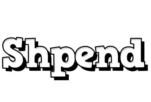 Shpend snowing logo