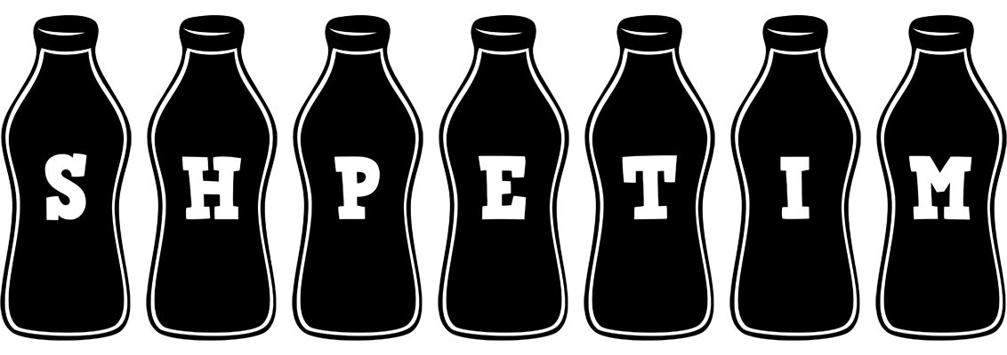 Shpetim bottle logo