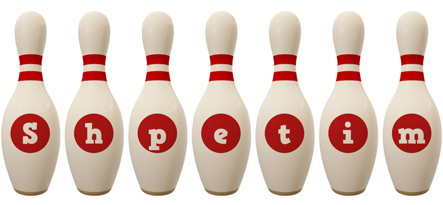 Shpetim bowling-pin logo