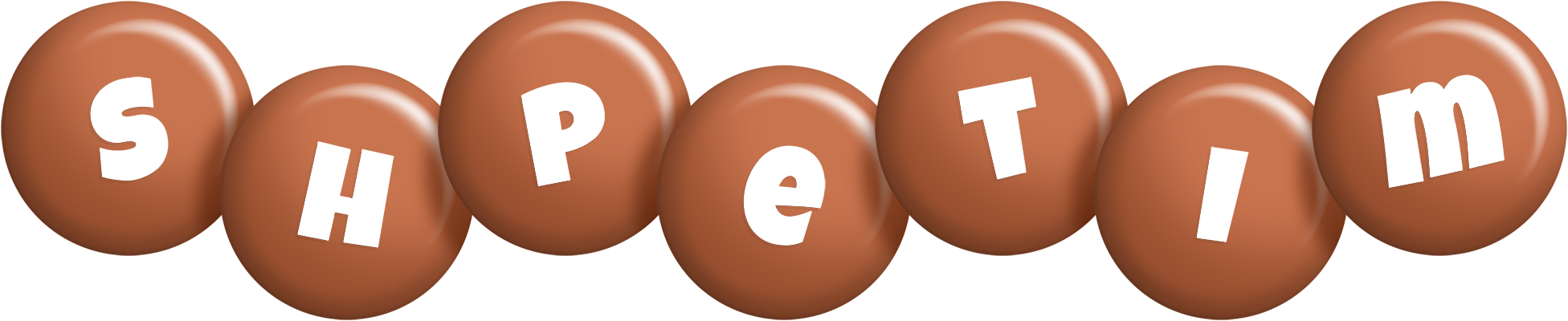 Shpetim candy-brown logo