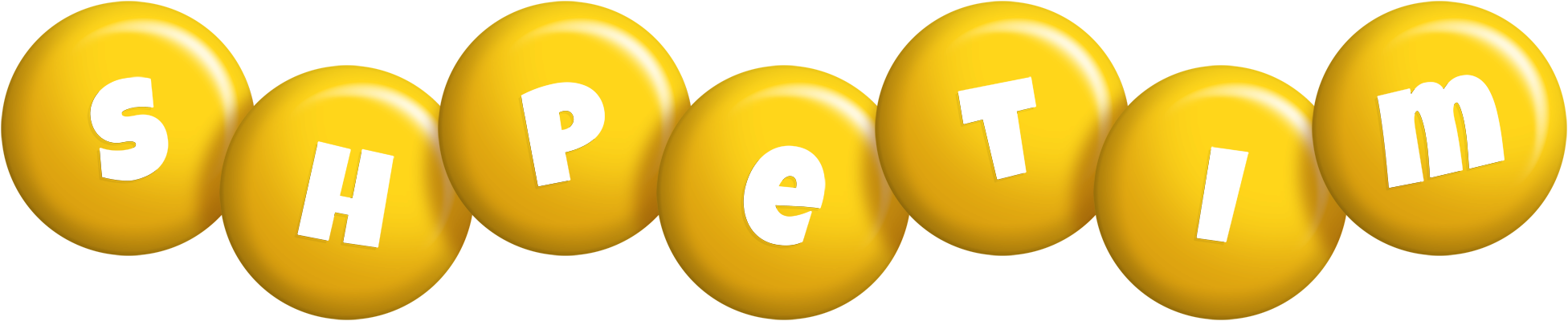 Shpetim candy-yellow logo