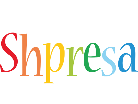 Shpresa birthday logo