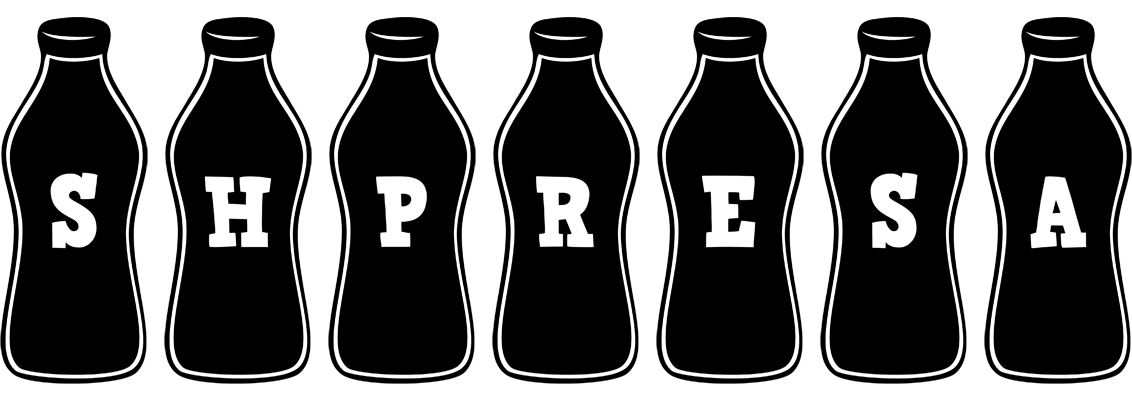 Shpresa bottle logo