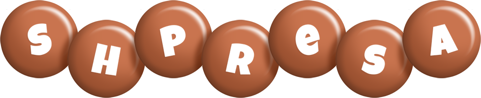 Shpresa candy-brown logo