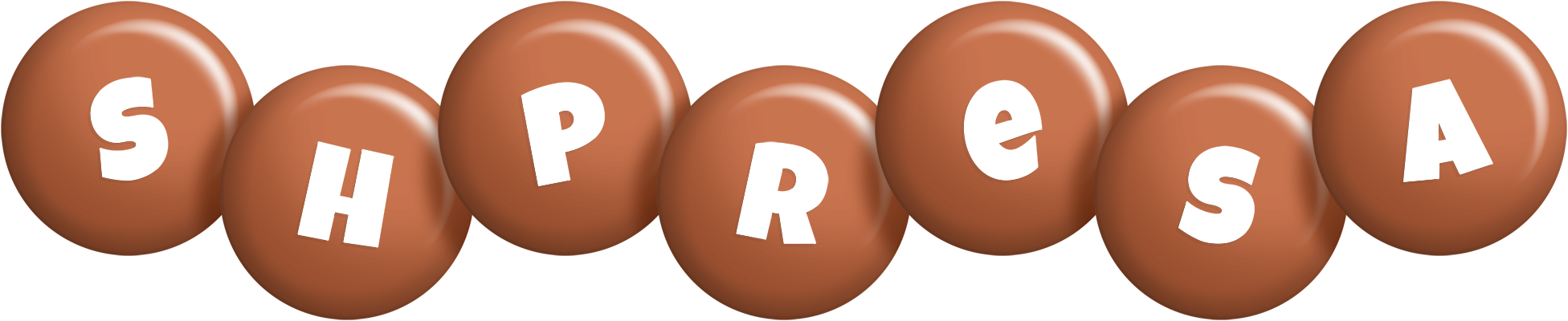 Shpresa candy-brown logo