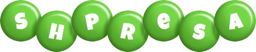 Shpresa candy-green logo