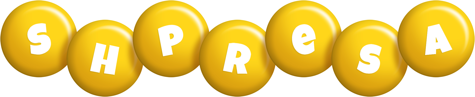 Shpresa candy-yellow logo