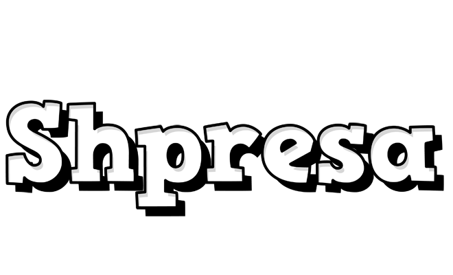 Shpresa snowing logo