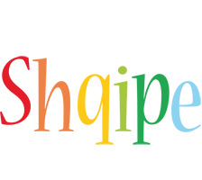 Shqipe birthday logo