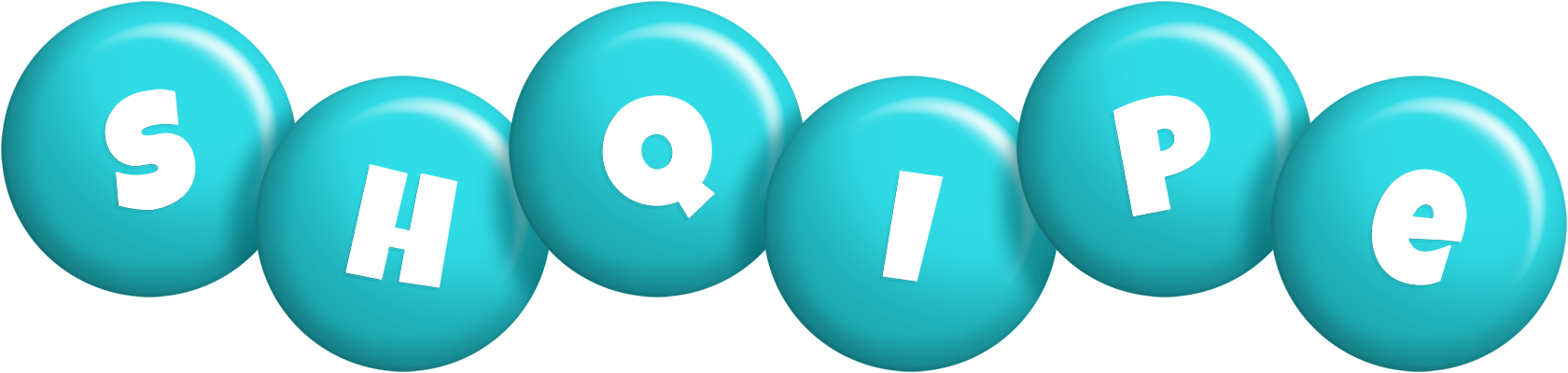 Shqipe candy-azur logo