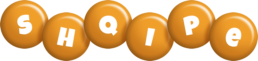 Shqipe candy-orange logo