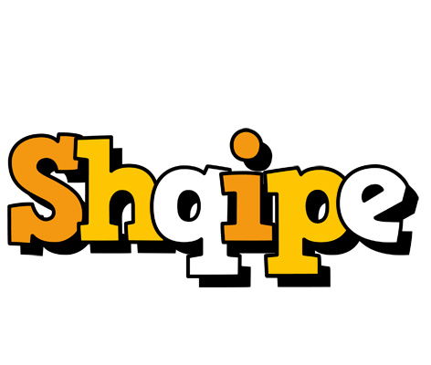 Shqipe cartoon logo