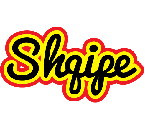 Shqipe flaming logo