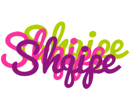 Shqipe flowers logo