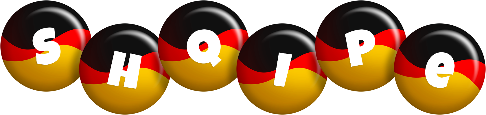 Shqipe german logo