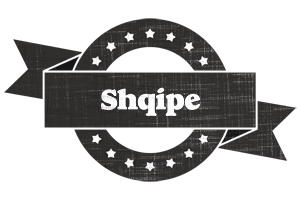 Shqipe grunge logo