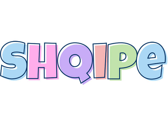 Shqipe pastel logo