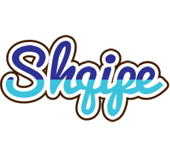 Shqipe raining logo