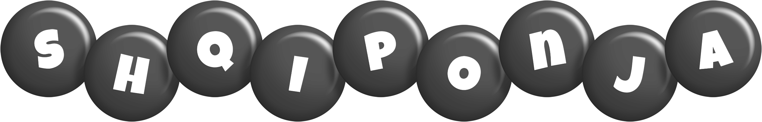 Shqiponja candy-black logo