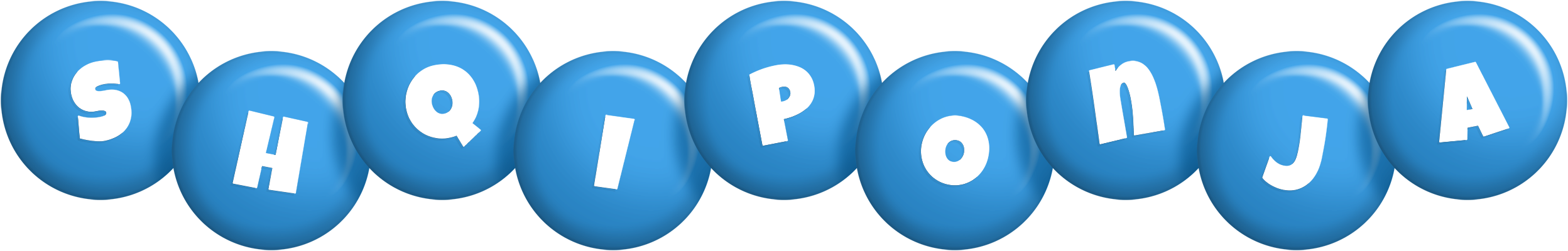 Shqiponja candy-blue logo