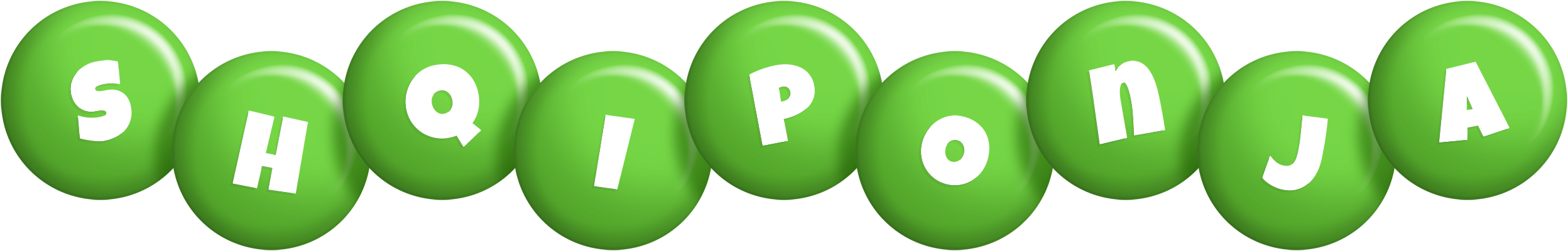 Shqiponja candy-green logo