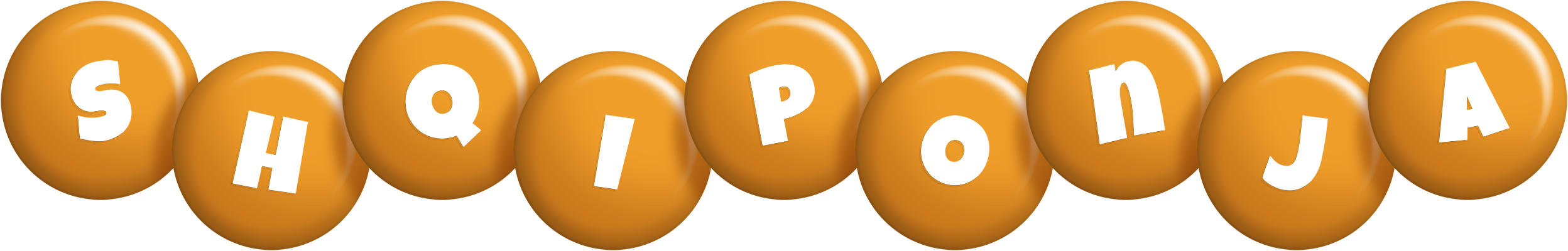 Shqiponja candy-orange logo