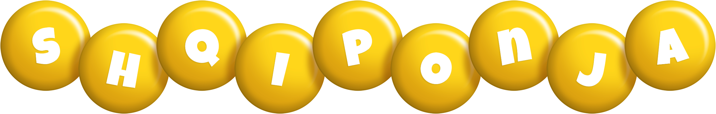Shqiponja candy-yellow logo
