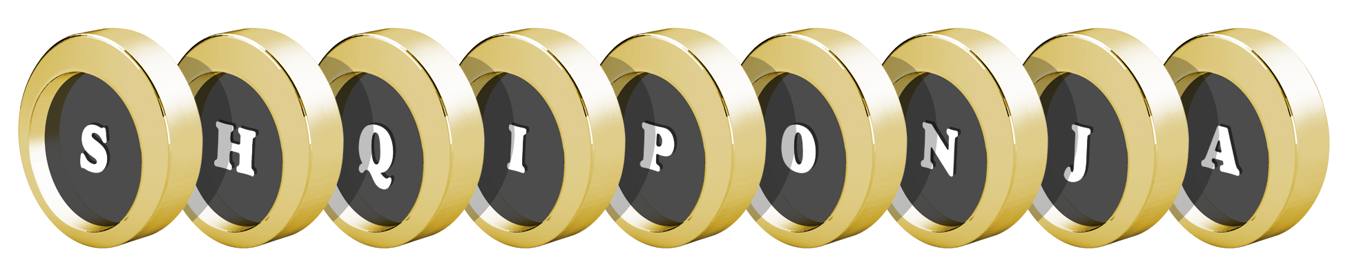Shqiponja gold logo