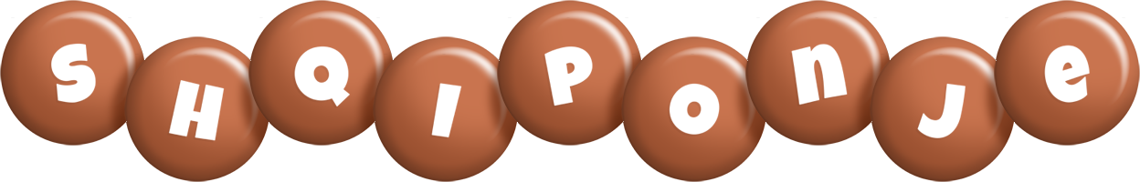 Shqiponje candy-brown logo