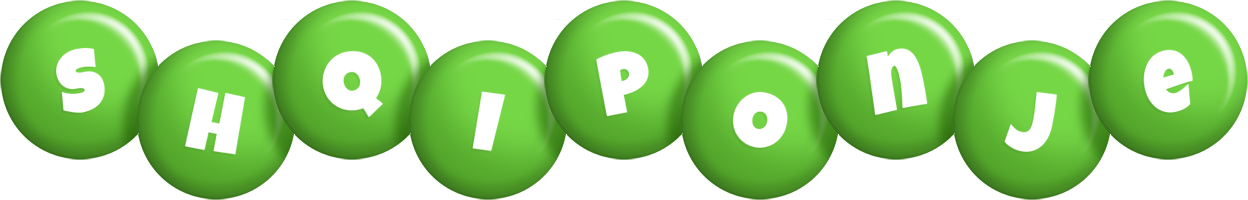 Shqiponje candy-green logo