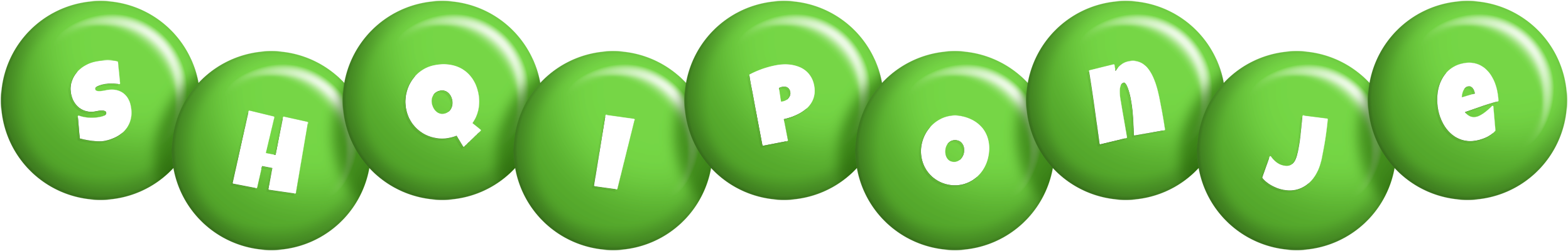 Shqiponje candy-green logo
