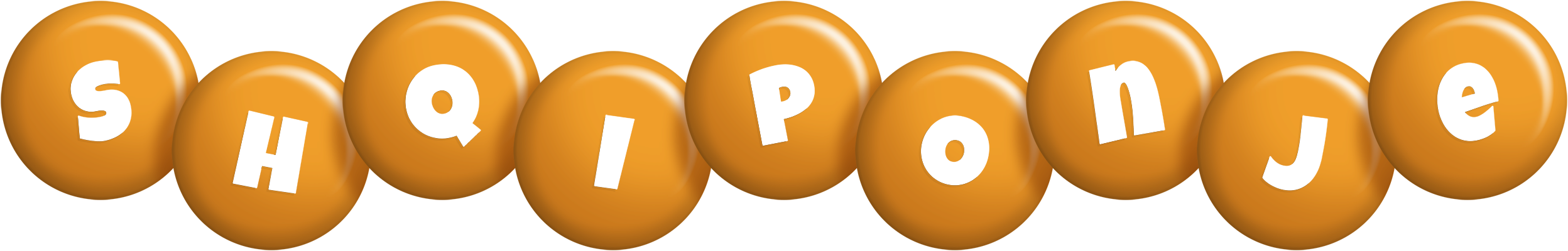 Shqiponje candy-orange logo