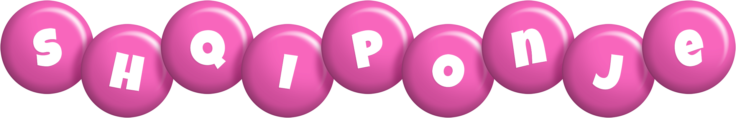 Shqiponje candy-pink logo