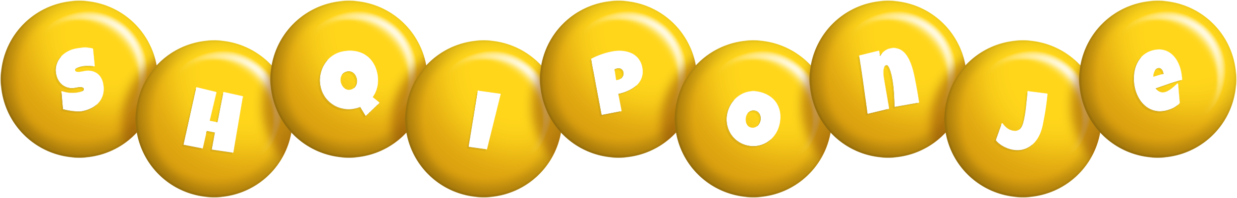 Shqiponje candy-yellow logo