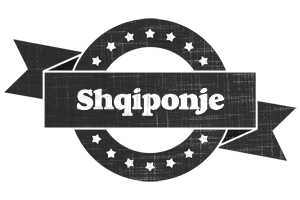 Shqiponje grunge logo