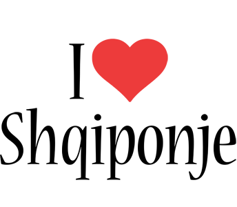 Shqiponje i-love logo