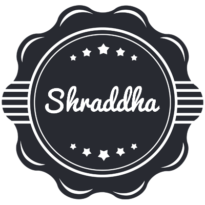 Shraddha badge logo