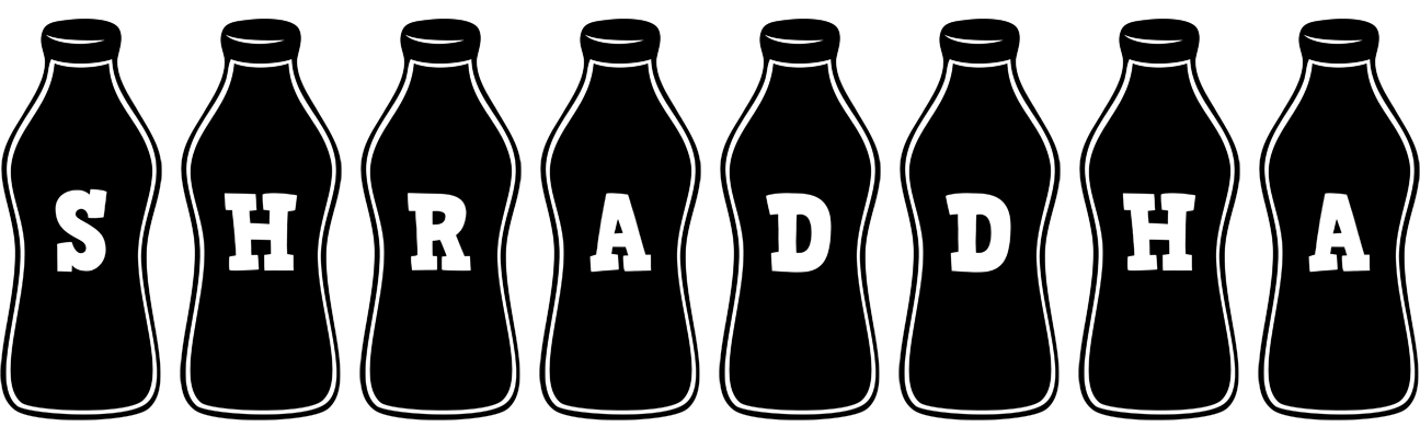 Shraddha bottle logo
