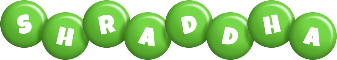 Shraddha candy-green logo