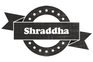 Shraddha grunge logo