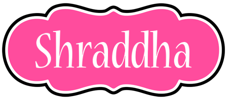 Shraddha invitation logo