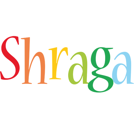Shraga birthday logo