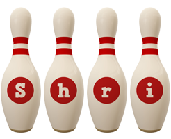 Shri bowling-pin logo