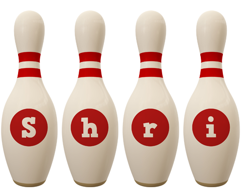 Shri bowling-pin logo
