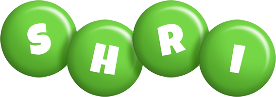 Shri candy-green logo