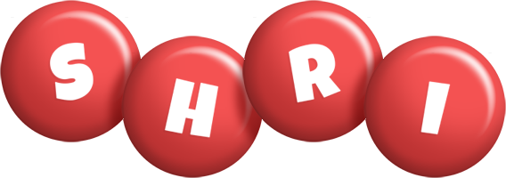 Shri candy-red logo